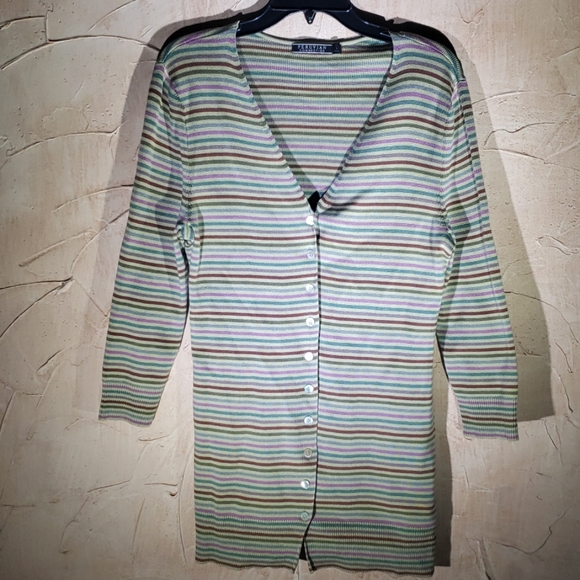 Peruvian Collection Green Sweater Large Super Soft - Picture 1 of 8